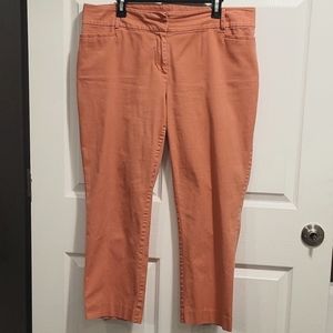 Ann Taylor LOFT Curvy Ankle Pants 14 Stretch